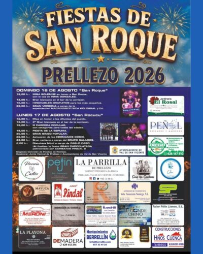 Fiestas de San Roque en Prellezo, Val de San Vicente 2026