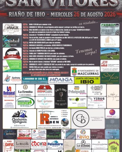 Fiestas de San Vitores en Riaño de Ibio 2026