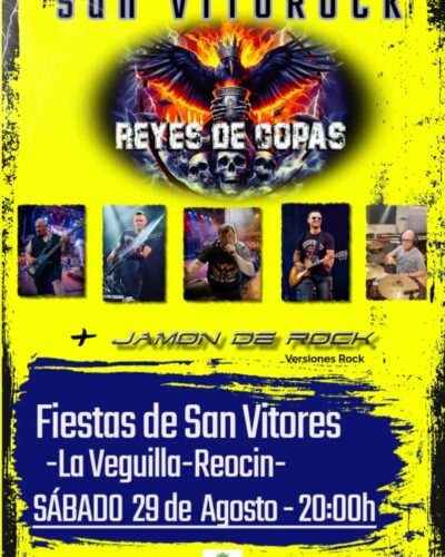 Concierto Reyes de Copas en Fiestas de San Vitores, La Veguilla
