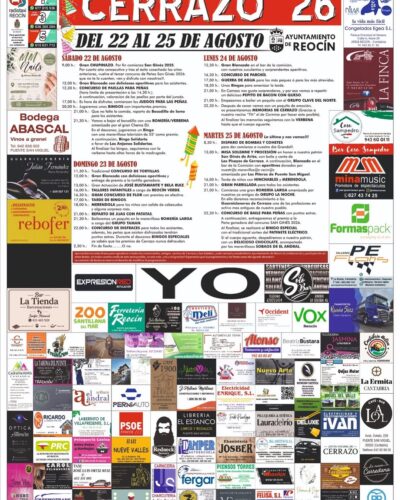 Fiestas de San Ginés de Arlés en Reocín 2026