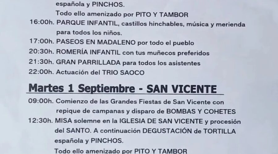 Grandes Fiestas de San Roque y San Vicente en Cabárceno 2026