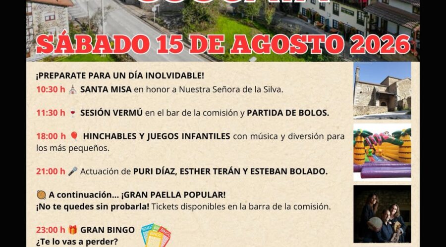 Fiestas de Nuestra Señora de la Silva en Cosgaya, 2026