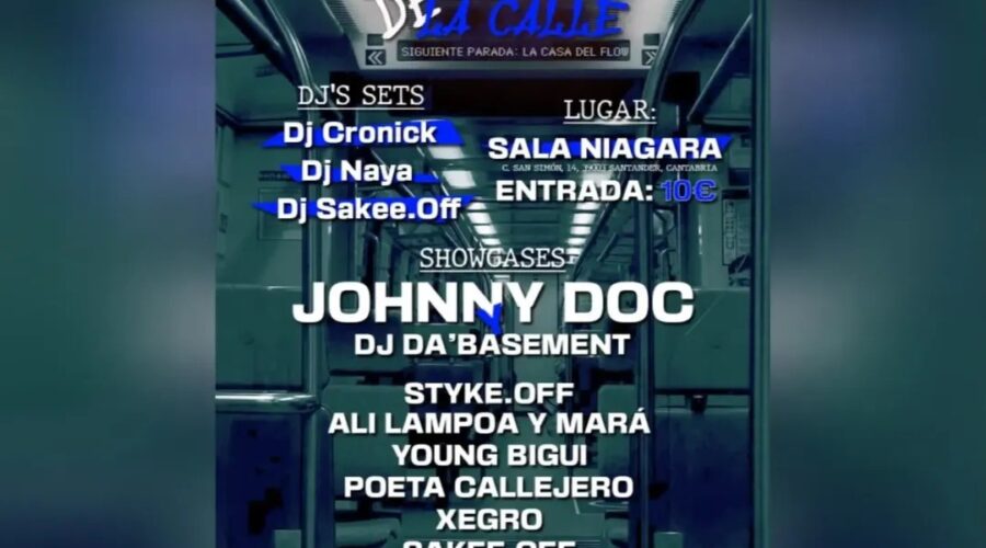 Johnny Doc y DJ Da’basement en Sala Niagara, Santander
