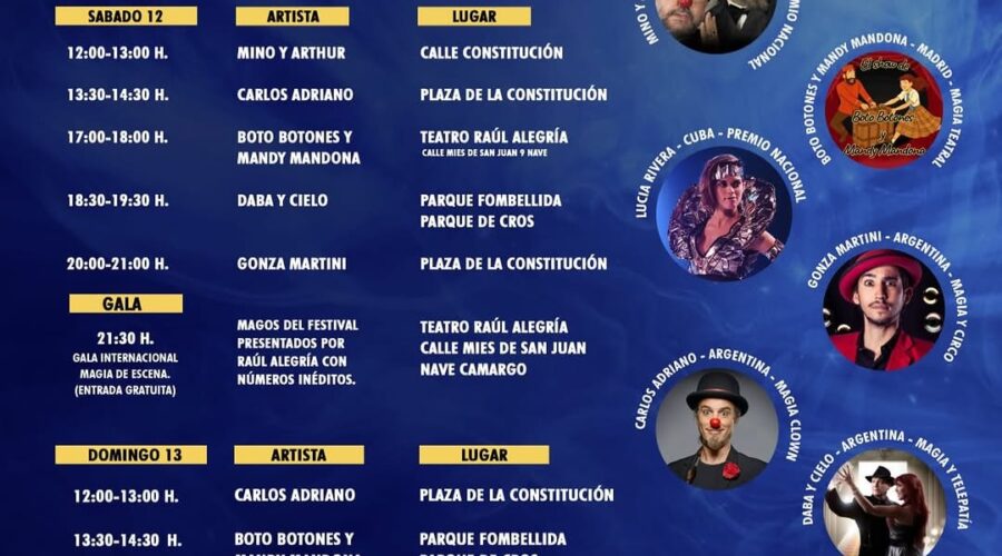 Festival Internacional de la Magia y lo Visual en Camargo 2026