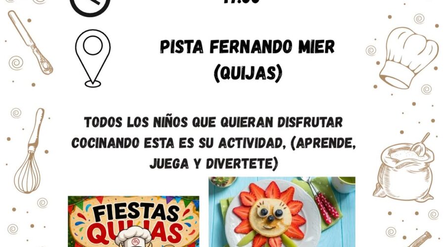 Masterchef Infantil en Pista Fernando Mier, Quijas 2026