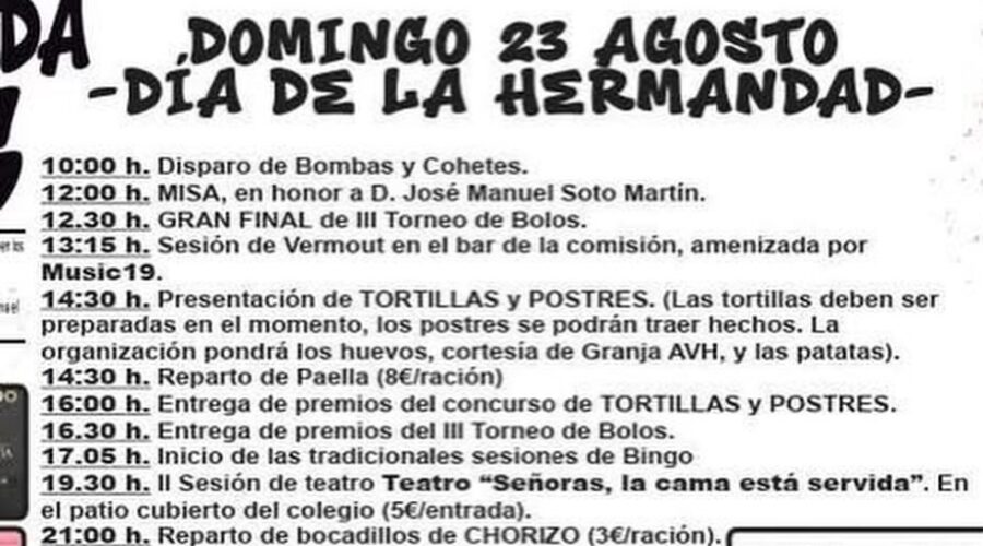 XLII Fiestas de la Juventud en La Cavada, Riotuerto 2026