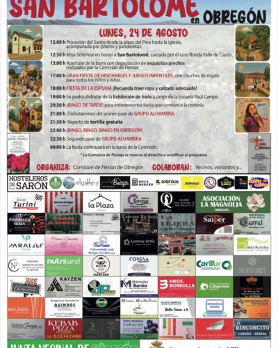 San Bartolomé 2026 en Obregón, Villaescusa