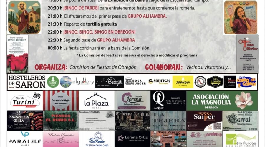 San Bartolomé 2026 en Obregón, Villaescusa