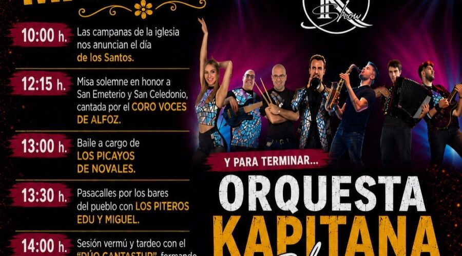 Fiestas Santos Mártires Novales 2026