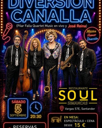 Pilar Falla Quartet Music y José Reina en Restaurante Soul Simancas