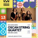 Concierto de OSCAN String Quartet en Explanada El Chivo