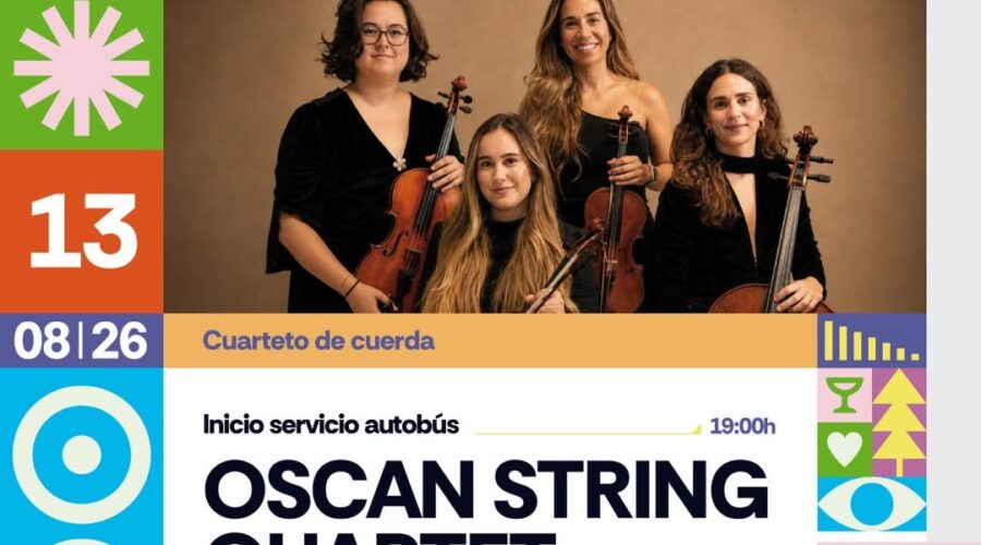 Concierto de OSCAN String Quartet en Explanada El Chivo