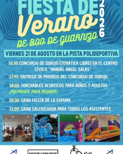Fiestas de Verano de Boo en Pista Polideportiva, Guarnizo