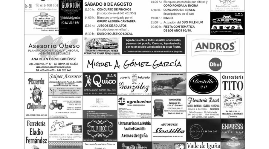 Fiestas de San Román 2026 en Arenas de Iguña, Cantabria