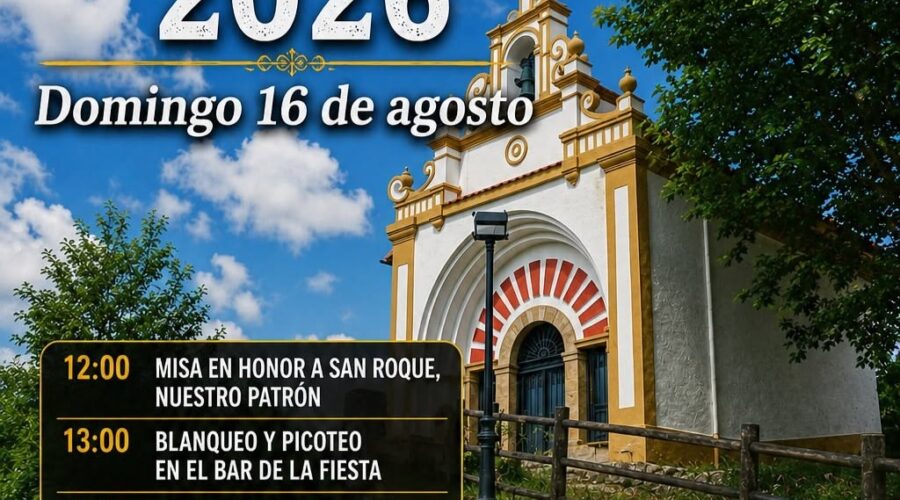Fiestas de San Roque en Udalla 2026: Programa y Actividades