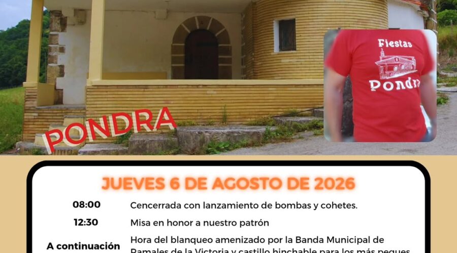 Fiestas de San Salvador de Pondra en Ramales de la Victoria 2026