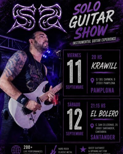 SG Solo Guitar Show en KRAWILL y El Bolero