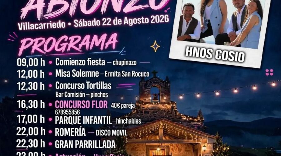 Fiesta de San Rocuco en Abionzo, Villacarriedo 2026