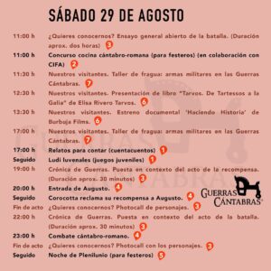 Guerras Cántabras 2026 en Los Corrales de Buelna | Fechas y programa