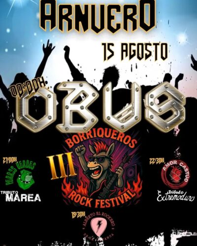 Borriqueros III Rock Festival en Arnuero 2026