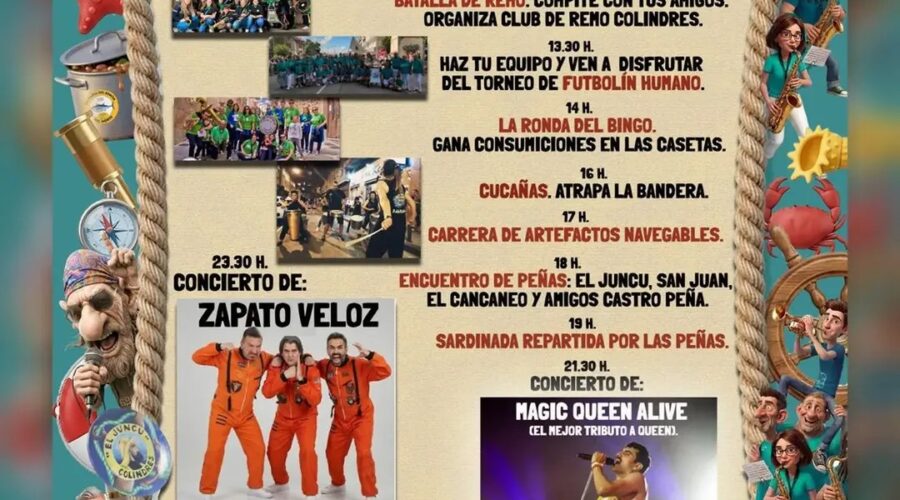 Fiestas de San Ginés 2026 en Colindres: Cartel y Programa Completo