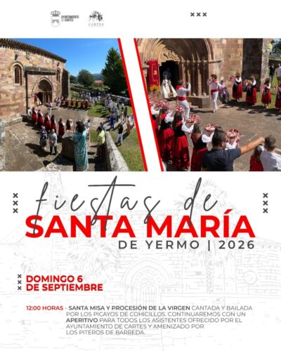 Fiestas de Santa María de Yermo 2026 en Cartes