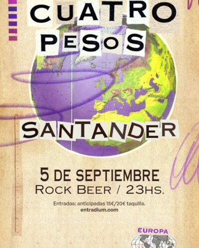 Concierto de Cuatro Pesos en Santander