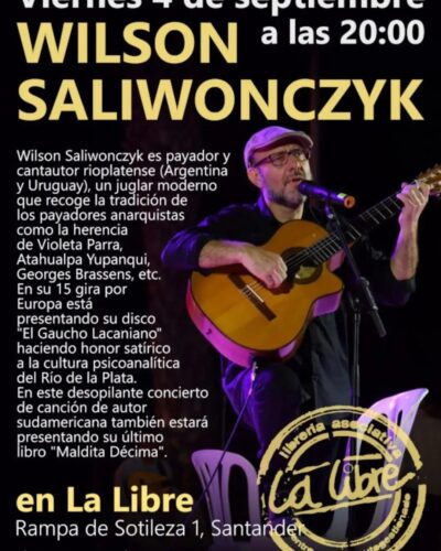 Wilson Saliwonczyk en directo en La Libre