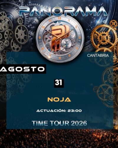 Concierto de Panorama en Noja, Cantabria, 31 de agosto 2026