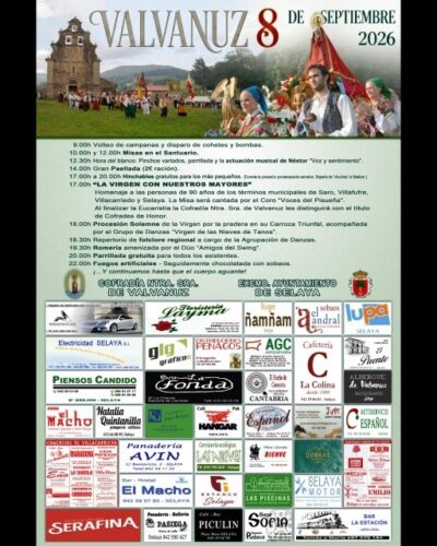 Festividad de Nuestra Señora de Valvanuz en Selaya 2026