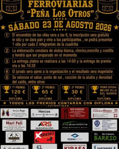 Ollas Ferroviarias Peña Los Otros en Santander 2026