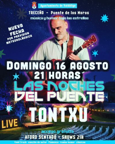 Concierto de Tontxu en Puente de los Moros, Treceño