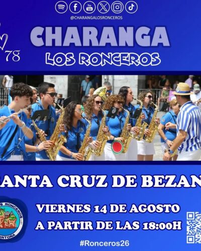 Charanga Los Ronceros en Santa Cruz de Bezana, 14 de agosto