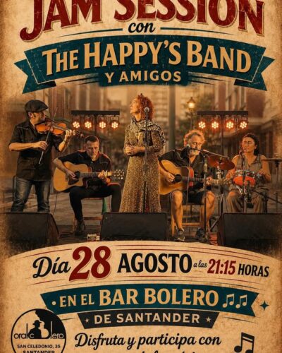 The Happy’s Band en directo en Bar Bolero, Santander