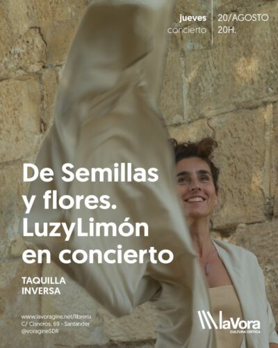 LuzyLimón en directo en Voragine Librería, Santander