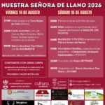 Fiestas de Nuestra Señora de Llano 2026 en Obeso