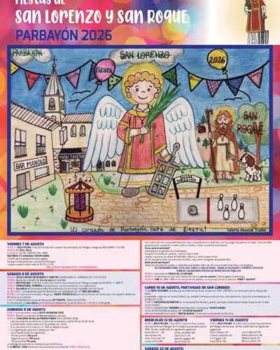 Programa Fiestas de San Lorenzo y San Roque en Parbayón 2026