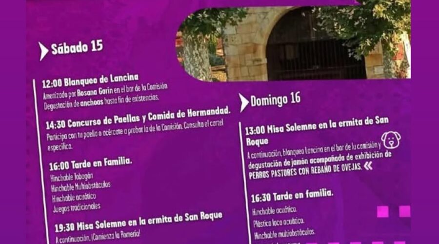 Fiestas de Nuestra Señora y San Roque en Gama, Bárcena de Cicero 2026