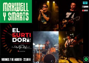 Maxwell y Smarts en directo en El Surtidor Café Taberna