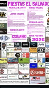 Fiestas El Salvador Castanedo Fin de Fiestas 2026