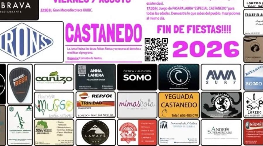 Fiestas El Salvador Castanedo Fin de Fiestas 2026