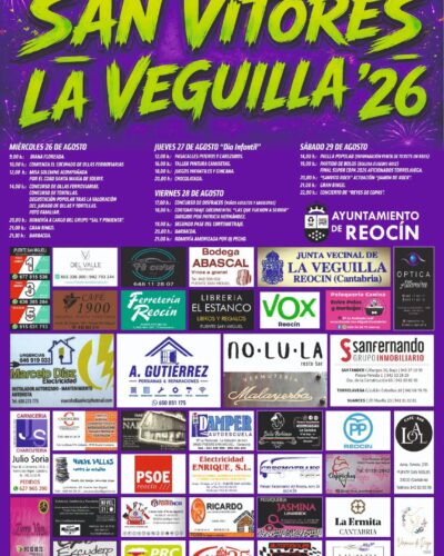 Fiestas de San Vitores en la Veguilla 2026