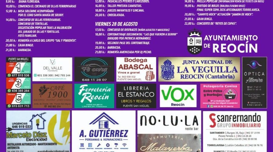 Fiestas de San Vitores en la Veguilla 2026