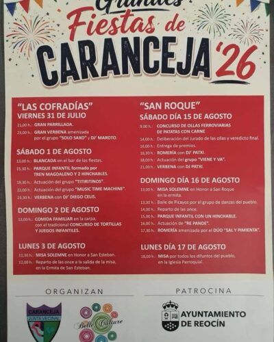 Fiestas de Caranceja 2026: San Roque y San Esteban en Caranceja