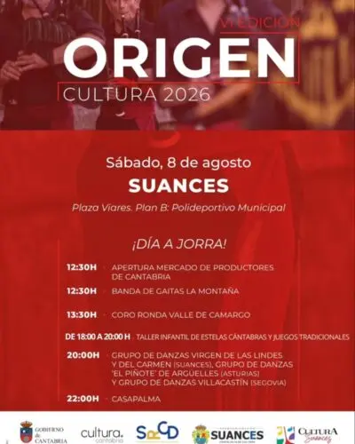 Origen Cultura 2026 en Plaza Viares, Suances