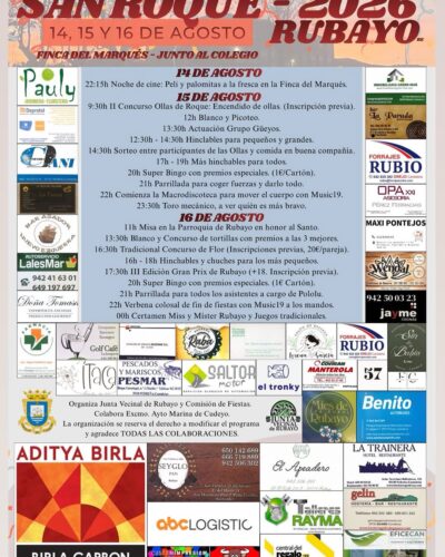 Fiestas de San Roque en Rubayo, Finca del Marqués 2026