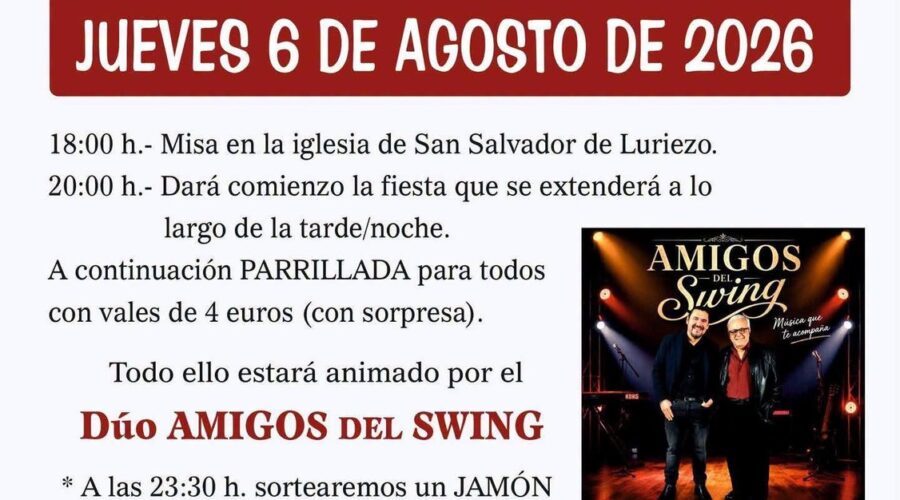 Fiesta de San Salvador en Luriezo