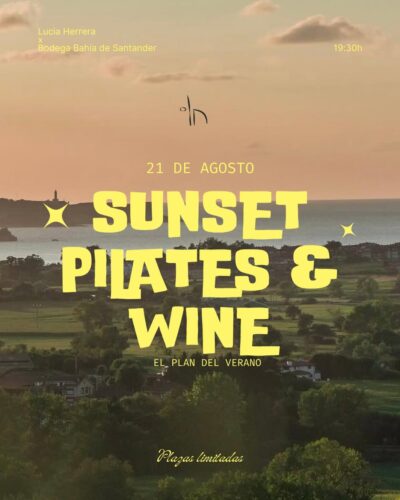 Sunset Pilates & Wine en Bodega Bahía de Santander