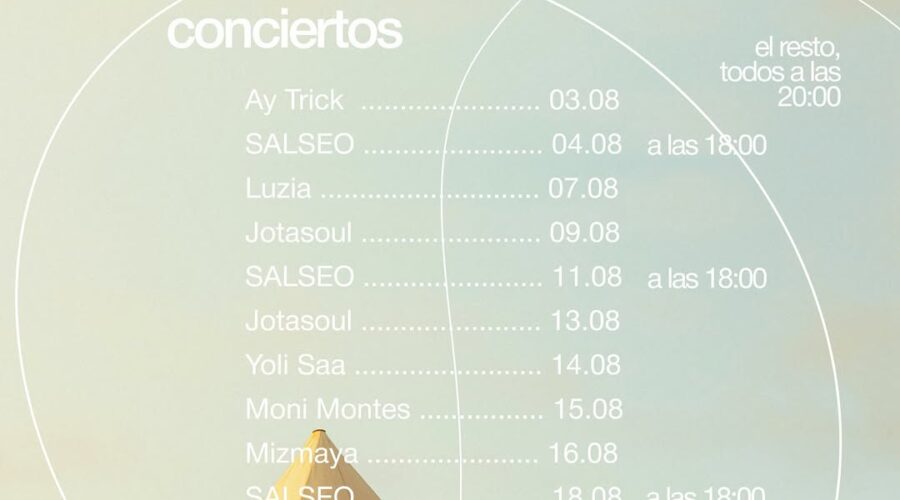 Agosto en Playa Madre: conciertos en directo en Cantabria 2026