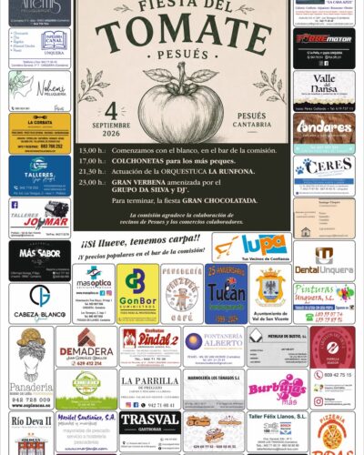 Fiesta del Tomate en Pesués 2026